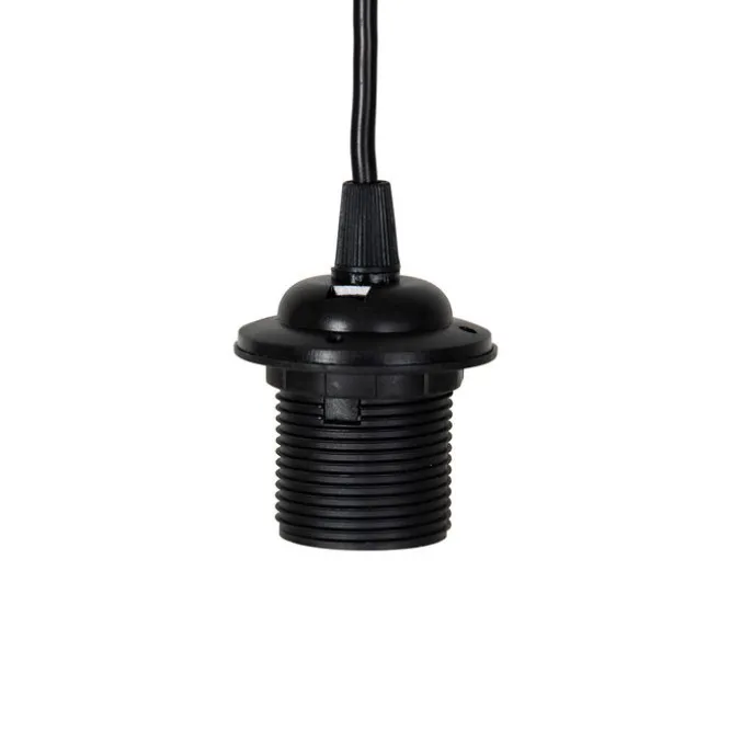 Moderne Pendelleuchte schwarz ohne Schirm - Stenley