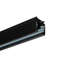 Moderne 3-Phasen-Schiene schwarz 100cm - 3-Phasen