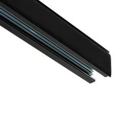 Moderne 3-Phasen-Schiene schwarz 100cm - 3-Phasen