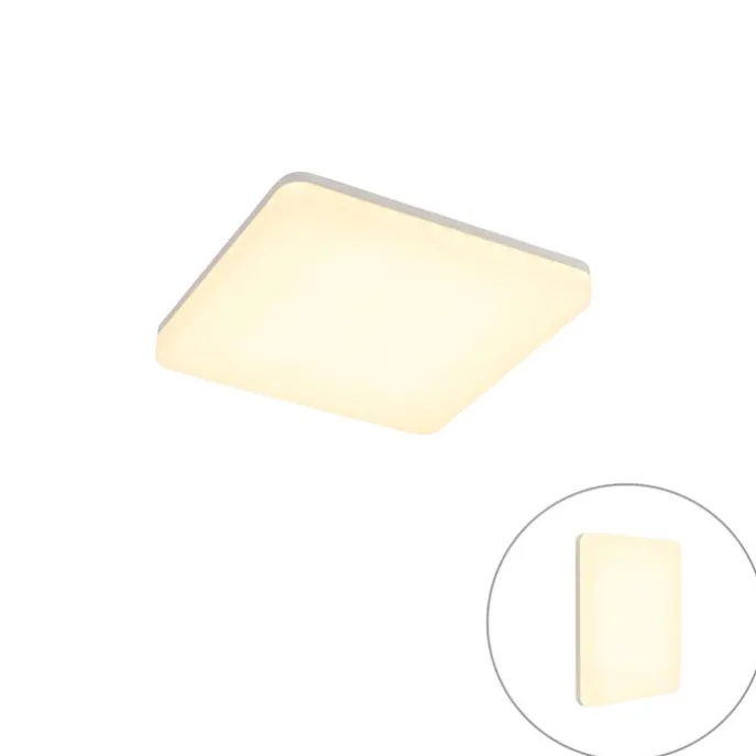Moderne quadratische Deckenleuchte inkl. LED - Plater