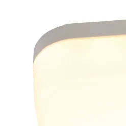 Moderne quadratische Wandleuchte inkl. LED mit Nummernschild - Plater