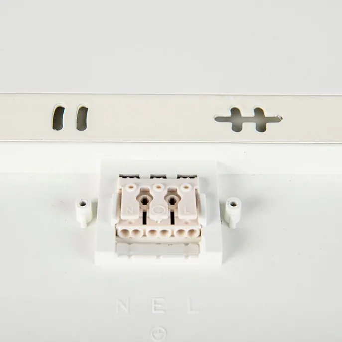 Moderne quadratische Wandleuchte inkl. LED mit Nummernschild - Plater