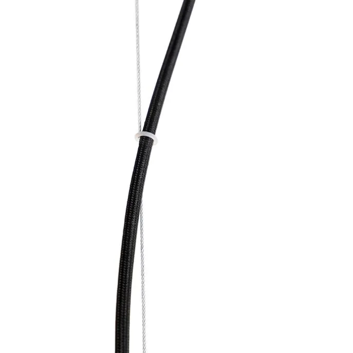 Moderne rechteckige Hängelampe schwarz 5-Licht - Cage