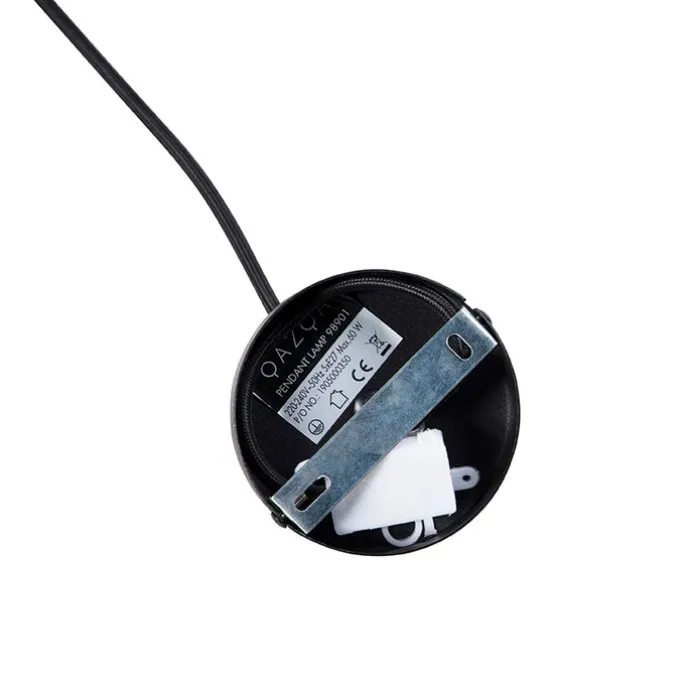 Moderne rechteckige Hängelampe schwarz 5-Licht - Cage