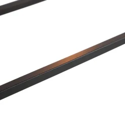 Moderne rechteckige Hängelampe schwarz 5-Licht - Cage