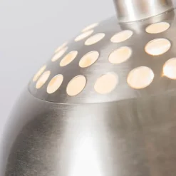 Moderne runde Hängelampe aus Stahl - Globe