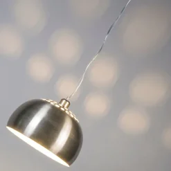 Moderne runde Hängelampe aus Stahl - Globe