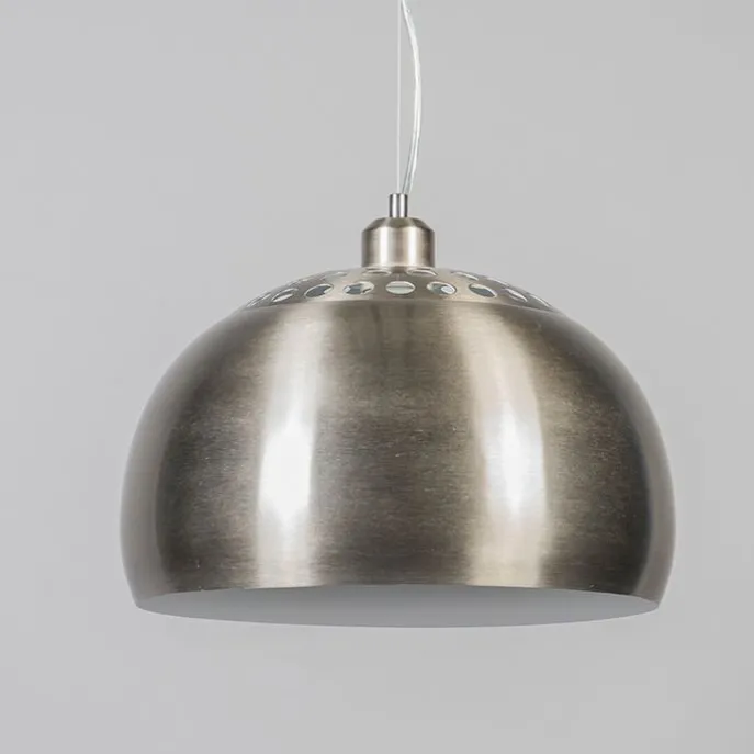 Moderne runde Hängelampe aus Stahl - Globe