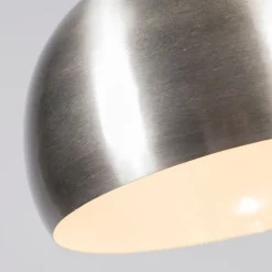 Moderne runde Hängelampe aus Stahl - Globe