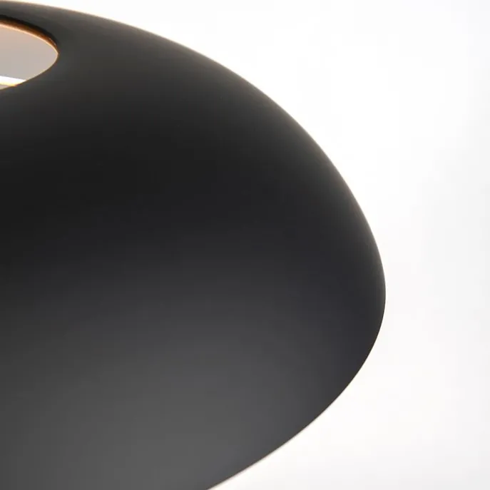 Moderne runde Pendelleuchte schwarz mit weiß 3 - Schichten - Titus