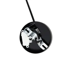 Moderne runde Pendelleuchte schwarz mit Gold 3-Lagen - Titus