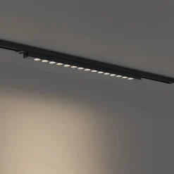 Moderne schwarze Deckenleuchte für 1-Phasen-Schienensystem 15W 1170 lm 3000K - Iconic Tsiri