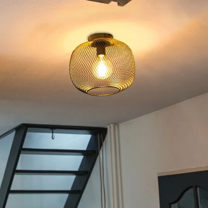 Moderne schwarze Deckenleuchte - Bliss Mesh