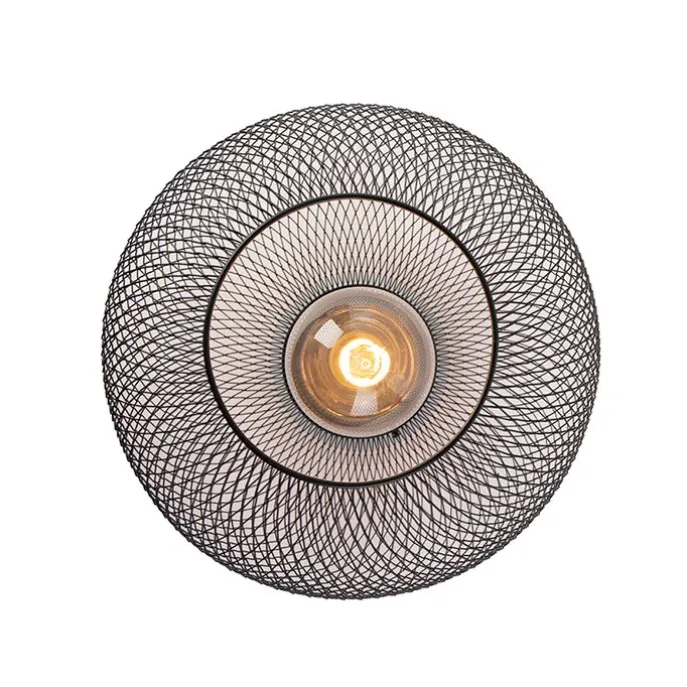 Moderne schwarze Deckenleuchte - Bliss Mesh