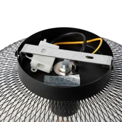 Moderne schwarze Deckenleuchte - Bliss Mesh