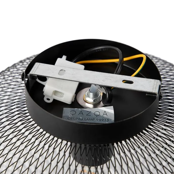 Moderne schwarze Deckenleuchte - Bliss Mesh