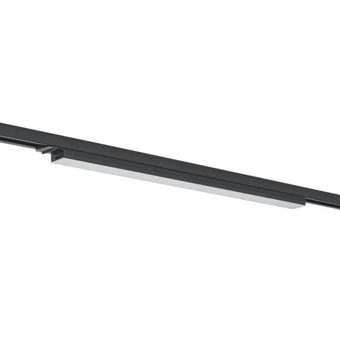 Moderne schwarze Deckenleuchte für 1-Phasen-Schienensystem 15W 1180 lm 2700-3800K - Iconic Tsiri