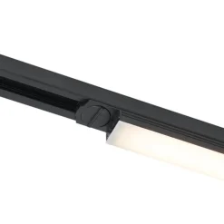 Moderne schwarze Deckenleuchte für 1-Phasen-Schienensystem 15W 1180 lm 2700-3800K - Iconic Tsiri