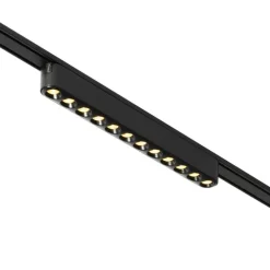 Moderne schwarze Deckenleuchte für Schienensystem 1-phasig 12W 3000K - Magnetic Puntua