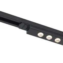 Moderne schwarze Deckenleuchte für 1-Phasen-Schienensystem 5W 370 lm 3000K - Iconic Tsiri