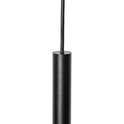 Moderne schwarze Hängelampe für 1-phasiges Schienensystem - Iconic Frini