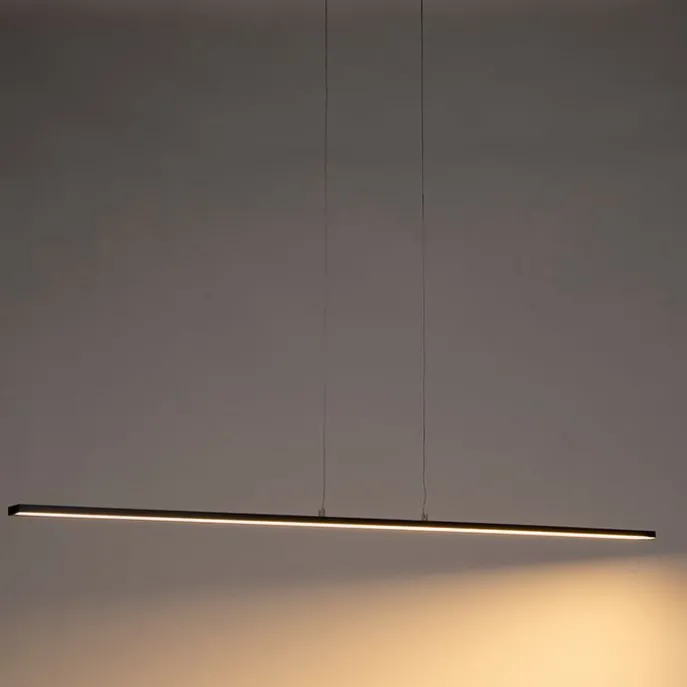 Moderne schwarze Hängelampe 150 cm inkl. LED - Banda