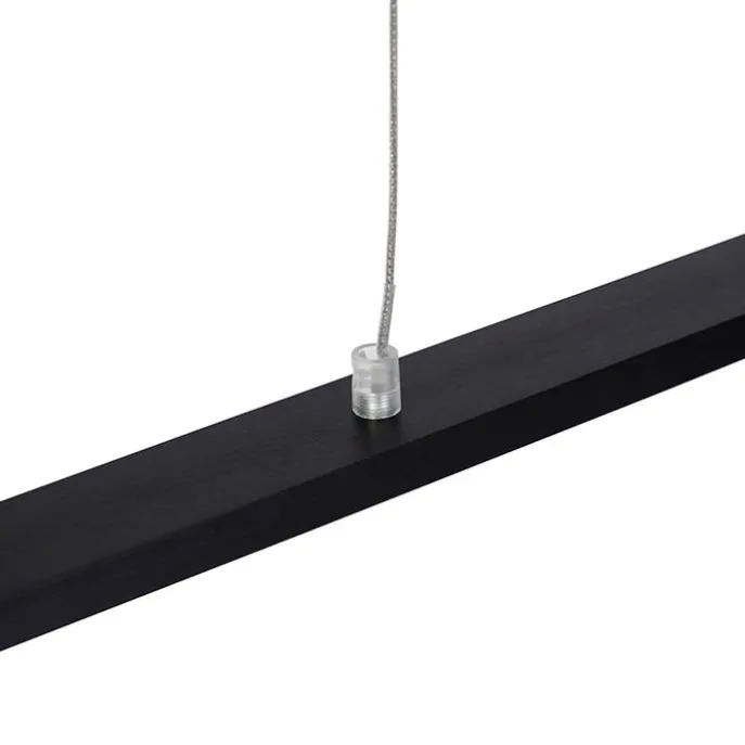 Moderne schwarze Hängelampe 150 cm inkl. LED - Banda
