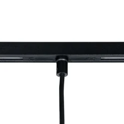 Moderne schwarze Pendelleuchte für 1-phasiges Schienensystem - Slimline Keno