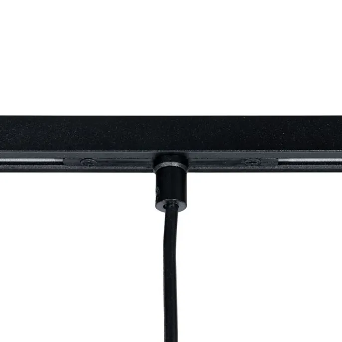 Moderne schwarze Pendelleuchte für 1-phasiges Schienensystem - Slimline Keno