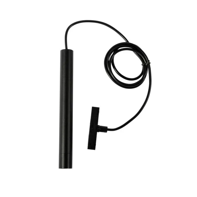 Moderne schwarze Pendelleuchte für 1-phasiges Schienensystem - Slimline Keno