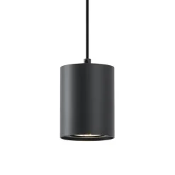 Moderne schwarze Pendelleuchte für 1-Phasen-Schienensystem GU10 70mm - Iconic Holt