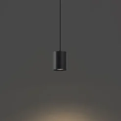 Moderne schwarze Pendelleuchte für 1-Phasen-Schienensystem GU10 70mm - Iconic Holt