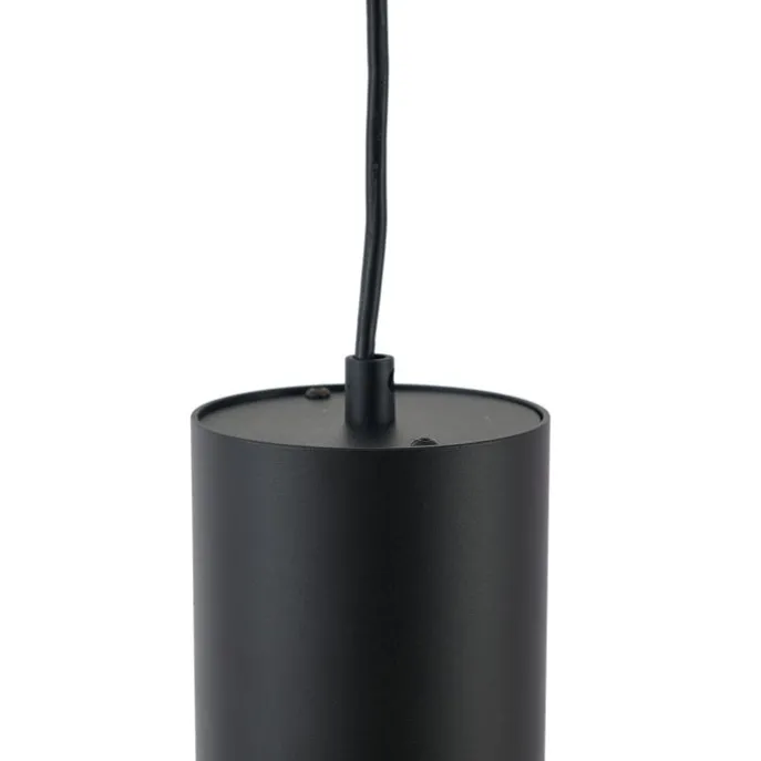 Moderne schwarze Pendelleuchte für 1-Phasen-Schienensystem GU10 70mm - Iconic Holt