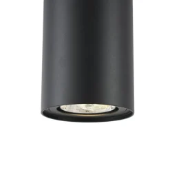 Moderne schwarze Pendelleuchte für 1-Phasen-Schienensystem GU10 70mm - Iconic Holt