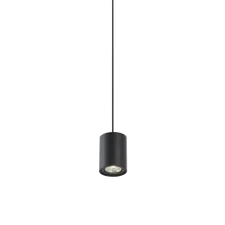 Moderne schwarze Pendelleuchte für 1-Phasen-Schienensystem GU10 70mm - Iconic Holt