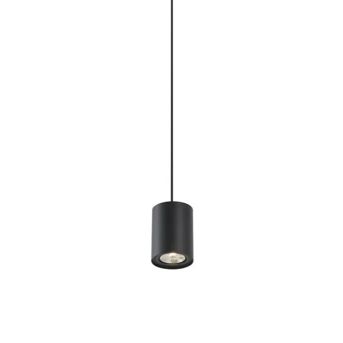 Moderne schwarze Pendelleuchte für 1-Phasen-Schienensystem GU10 70mm - Iconic Holt