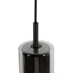 Moderne schwarze Pendelleuchte für Schienensystem 1-phasig - Iconic Lloyd