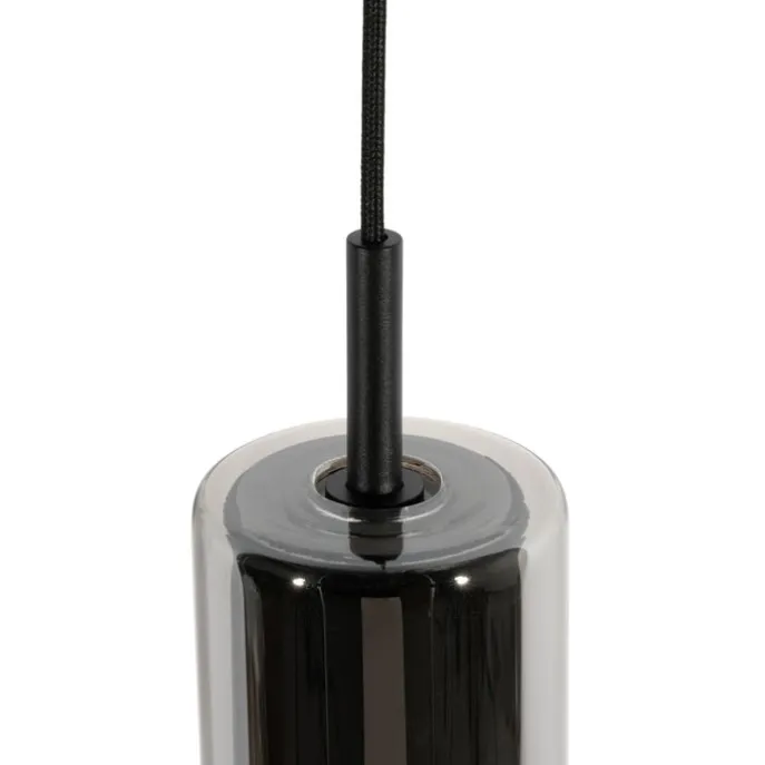 Moderne schwarze Pendelleuchte für Schienensystem 1-phasig - Iconic Lloyd