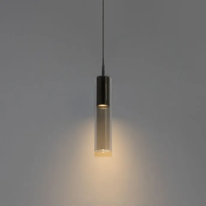 Moderne schwarze Pendelleuchte für Schienensystem 1-phasig - Iconic Lloyd