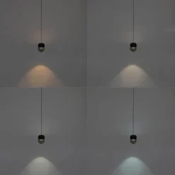 Moderne schwarze Pendelleuchte für 1-phasiges Schienensystem inkl. LED - Magnetic Lance