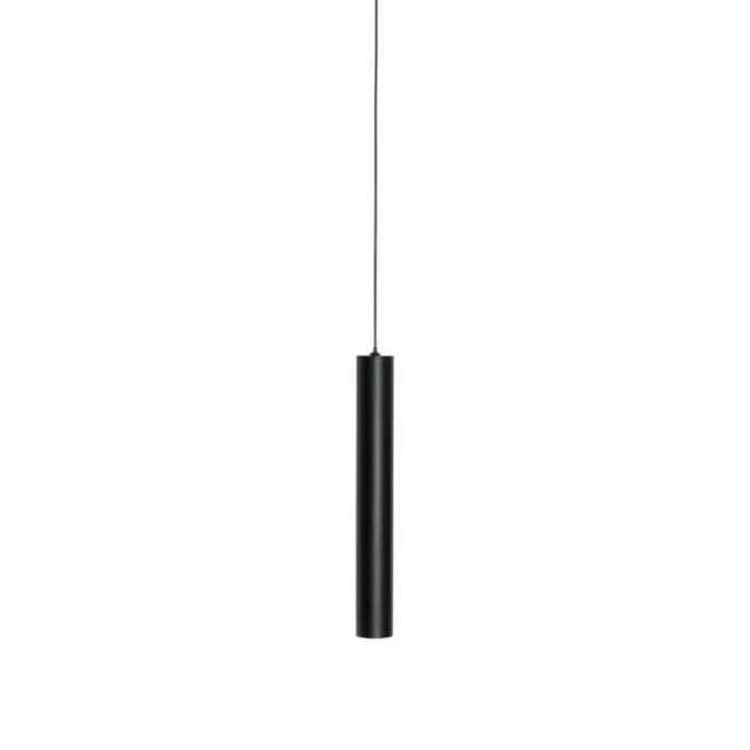 Moderne schwarze Pendelleuchte für 1-phasiges Schienensystem 4,5 W 3000 K - Magnetic Cassie