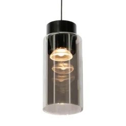 Moderne schwarze Pendelleuchte für Schienensystem 1-phasig inkl. LED - Magnetic Vance