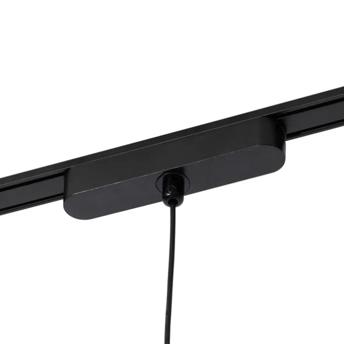 Moderne schwarze Pendelleuchte für Schienensystem 1-phasig inkl. LED - Magnetic Vance
