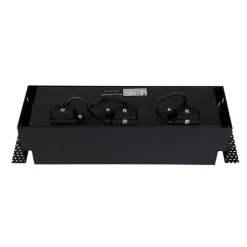 Moderne Smart Einbau Spot schwarz trimmlos inkl. 3 GU10 Wifi - Oneon 3