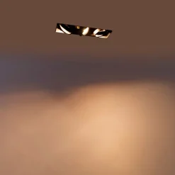 Moderne Smart Einbau Spot schwarz trimmlos inkl. 3 GU10 Wifi - Oneon 3