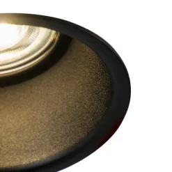 Moderne Smart Einbau Spot schwarz inkl. WiFi GU10 - Abt