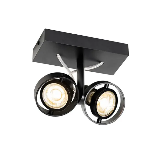 Moderne Spot schwarz 2-Licht - Master 50