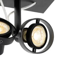 Moderne Spot schwarz 2-Licht - Master 50