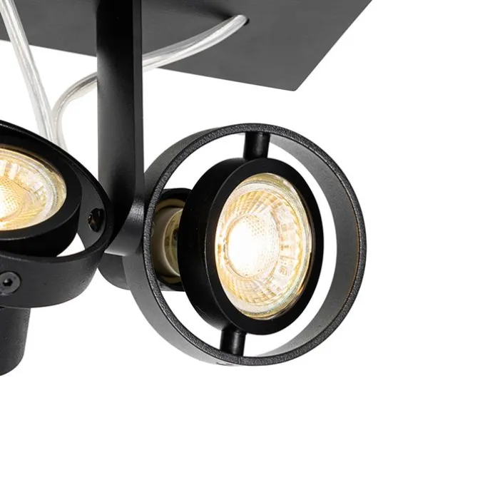 Moderne Spot schwarz 2-Licht - Master 50