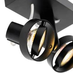 Moderne Spot schwarz 2-Licht - Master 50